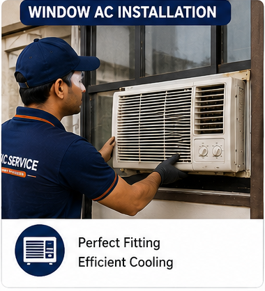 Window AC Installation - Professional AC Service